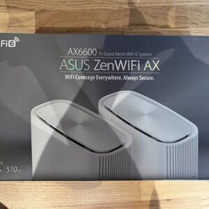(2PK) ASUS ZenWiFi AX6600 Tri-Band Mesh WiFi 6 System